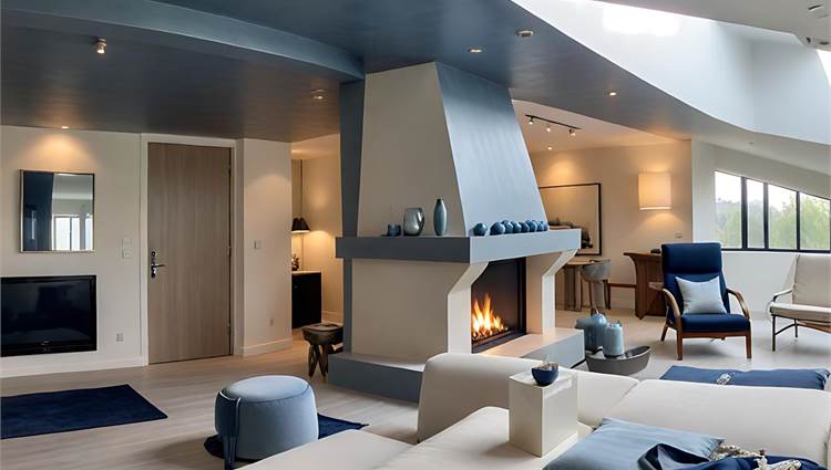 RENDER SOGGIORNO MANSARDA