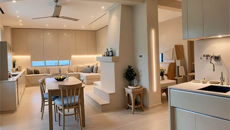 RENDER CUCINA MANSARDA